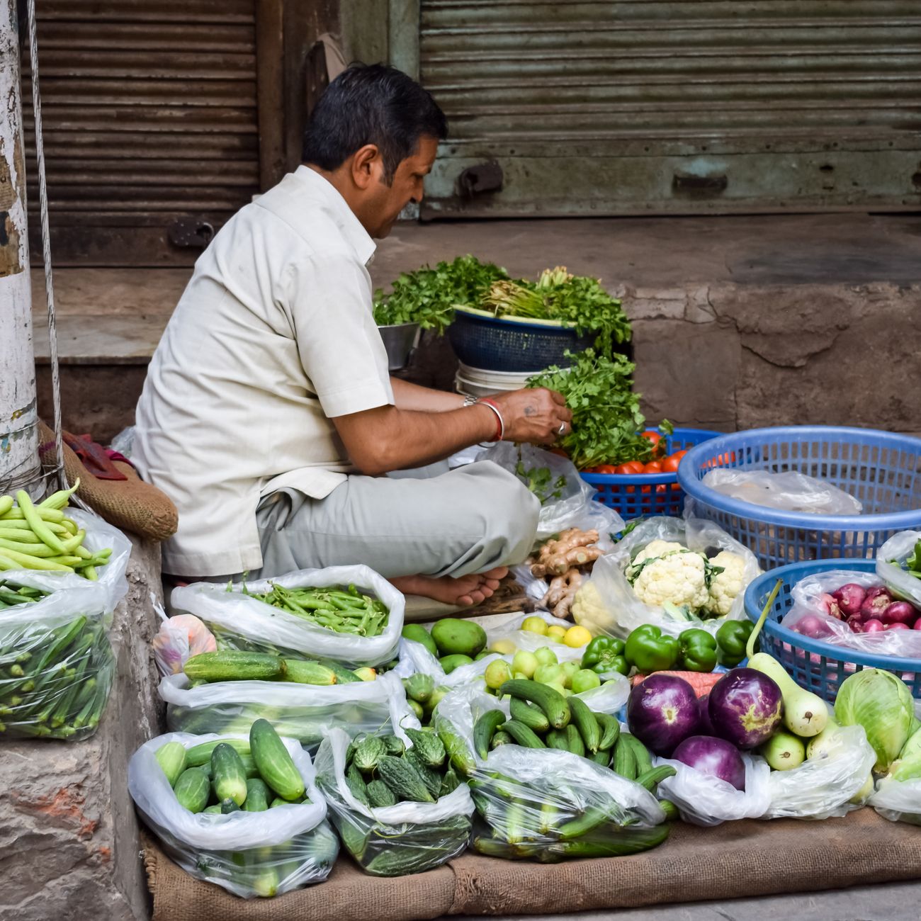Fresh market produce